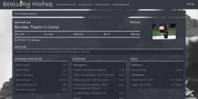Screenshot of brewingnotes.ru