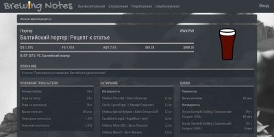 Screenshot of brewingnotes.ru