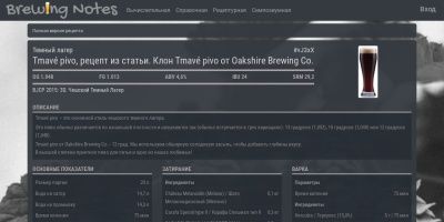  РЕЦЕПТ Tmavé pivo